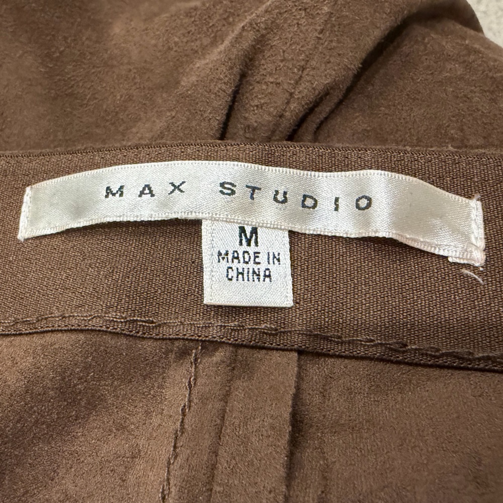 Max Studio Faux Suede Mini Skirt - Picture 4 of 7